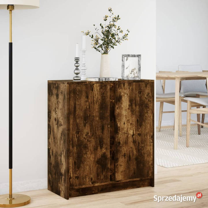 Szafka z LED przydymiony dąb 77x34x85 WM852135 Warszawa