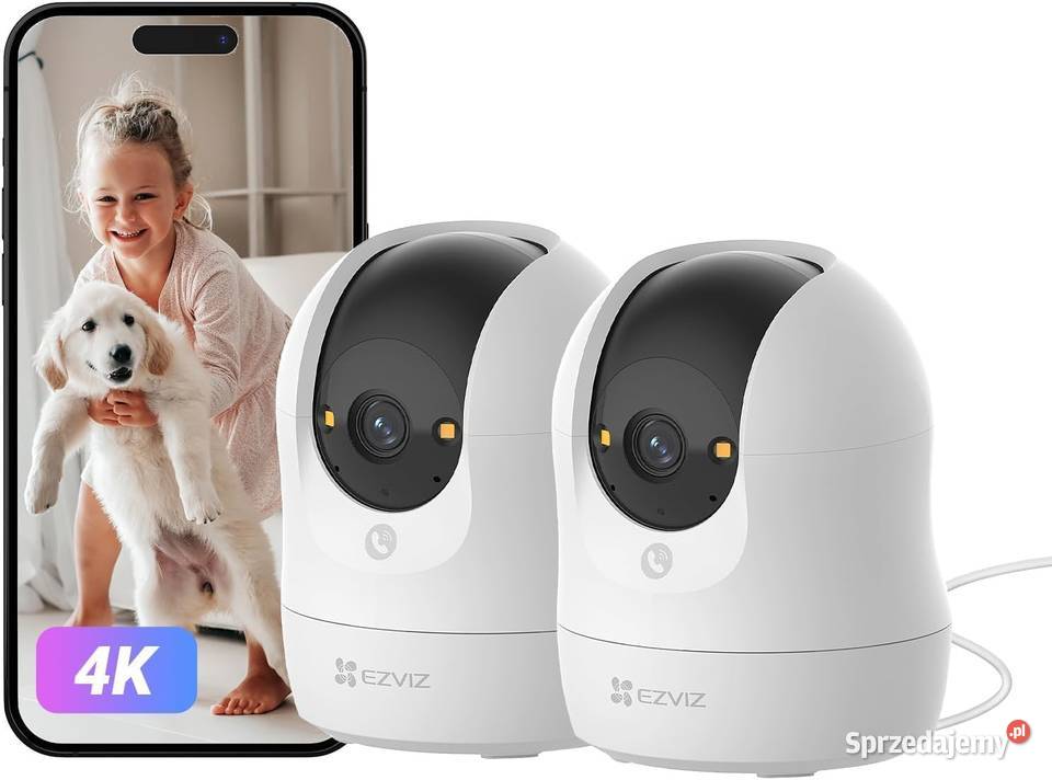 Kamera EZVIZ C6N G1 4K WiFi 360 AI Nocna Nieczajna Górna
