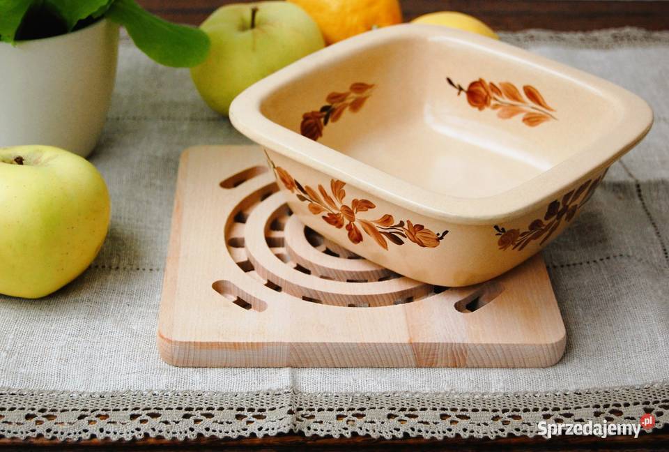 Kamionkowe naczynie żaroodporne ręcznie malowane Lublin sprzedam