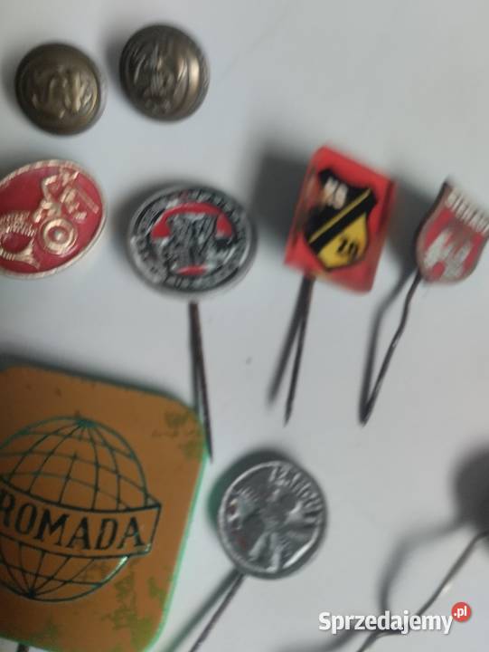 Przypinki stare Ostrowiec Świętokrzyski