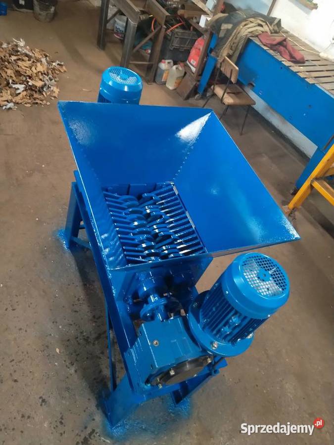 Rozdrabniacz dwuwałowy shredder 8 kw niszczarka pomorskie