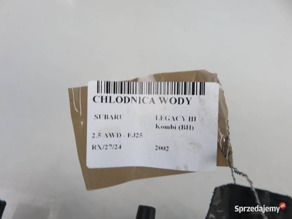 CHŁODNICA WODY SUBARU LEGACY III 25 EJ25 67709 Motoryzacja