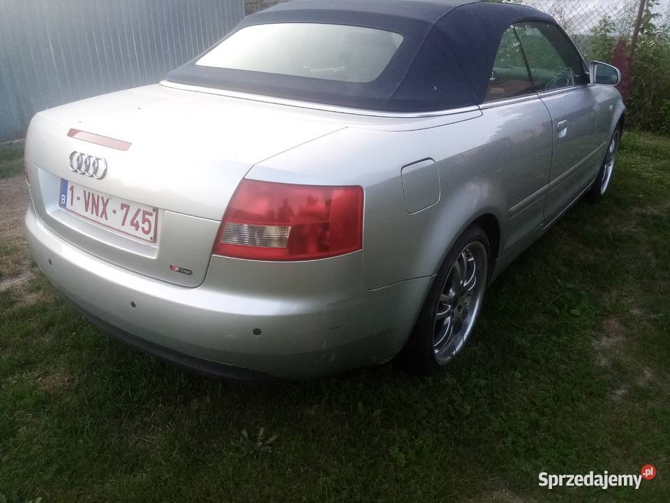Audi a4 cabrio 19tdi lubelskie Krasnystaw