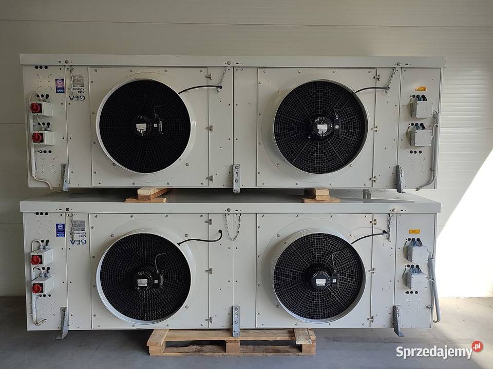 Chłodnica GEA KUBA SGBE63F62 33kW 7mm grzałki Magazynowanie sprzedam