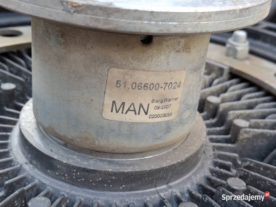 MAN TGX TGA TGS WENTYLATOR CHŁODNICY VISCO WISKO ciężarowe