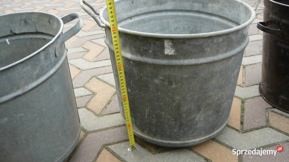 Kocioł ocynk kociołek ocynkowany emaliowany duży Sokółka