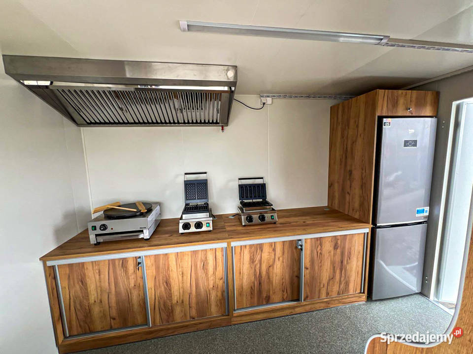 Budka gastronomiczna przyczepa gofry naleśniki Rok produkcji 2025 wielkopolskie Kotlin