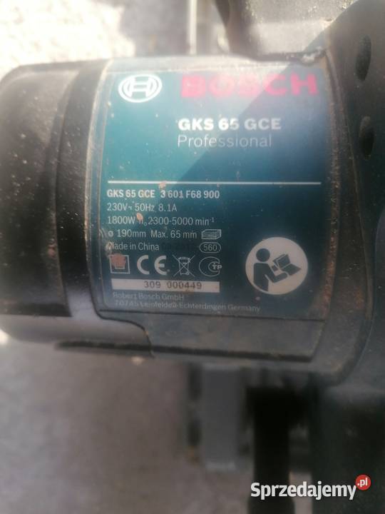 Piła tarczowa bosch GKS 65 GCE BOSCH Jędrzychów