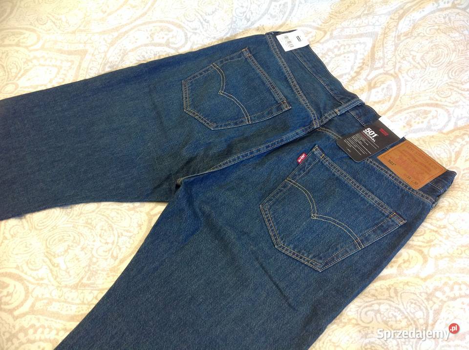 Spodnie Jeans Męskie LEVIS 501 LXL W34 L30 NOWE Nowa Sól sprzedam