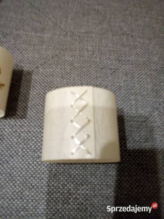 Piękne stare obrączki na serwetki ręczna robota Częstochowa