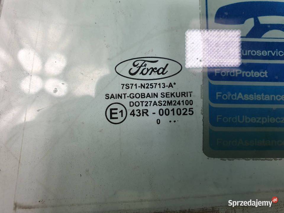 SZYBA DRZWI LEWY TYŁ FORD MONDEO MK4 Lipno sprzedam