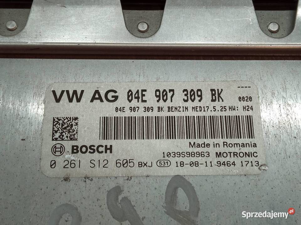 STEROWNIK SILNIKA 04E907309BK 0261S12605 14 TSI