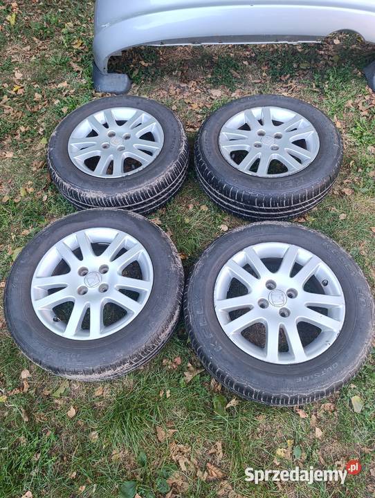 Alufelgi opony letnie Civic vii Samochodowe lubelskie Wola Dereźniańska sprzedam