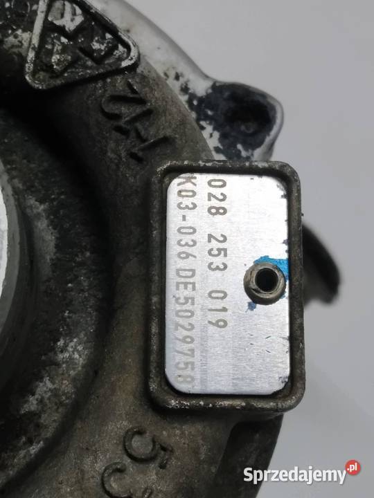 TURBOSPRĘŻARKA 028253019 19 TDI VW Volkswagen
