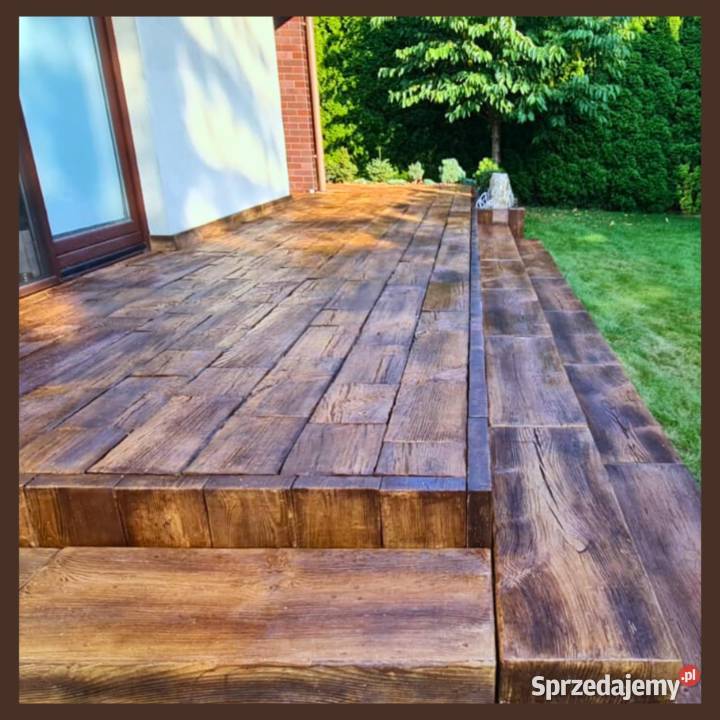 Deska na taras betonowe drewno na taras deska Deski tarasowe Katowice