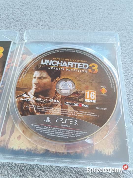 Uncharted 3 Drakes Deception PlayStation 3 3 Sony Playstation 3 Pruszków