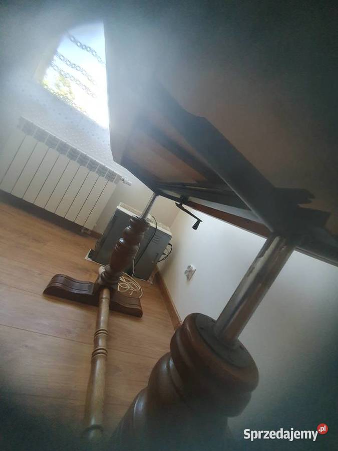 Stół rozkładany ława drewniany retro PRL sprzedam