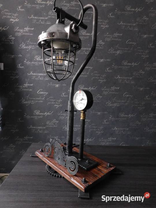 Unikalna Lampa Steampunk Loft Słupsk