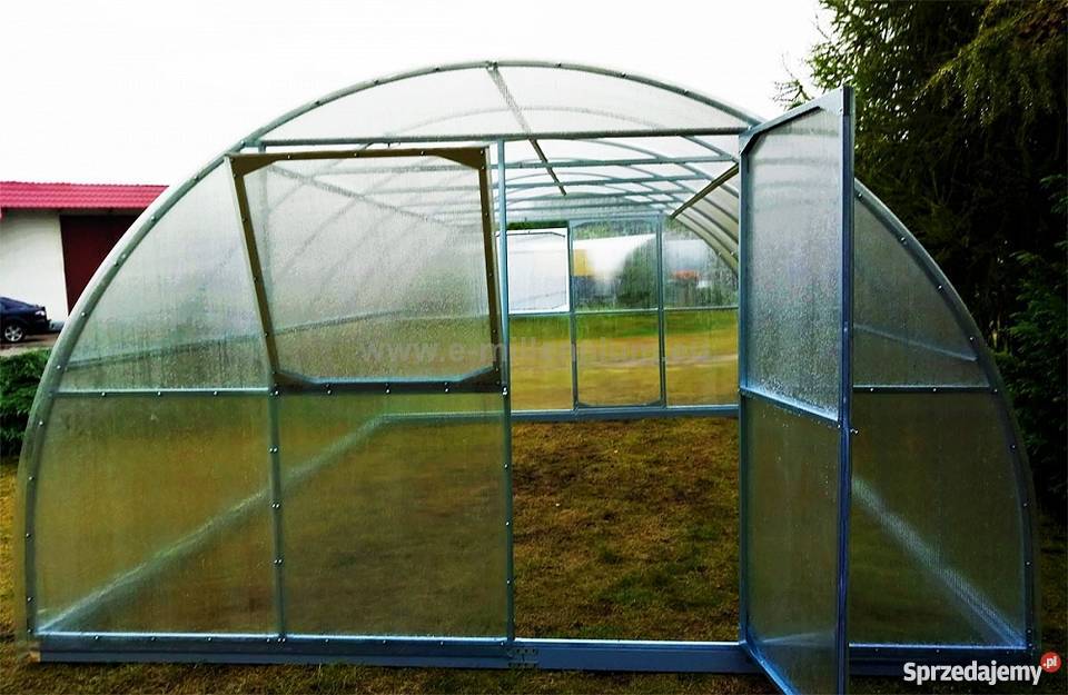 Szklarnia Primus 4x20m 80m2 H230 poliwęglan 4mm