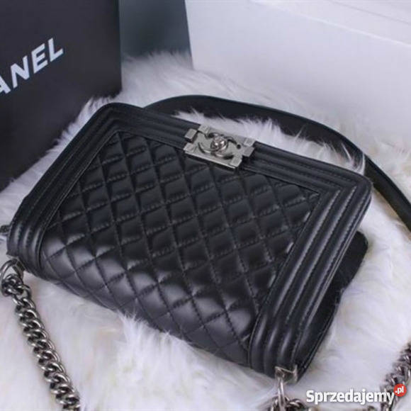CHANEL BOY PIKOWANA NOWA DOSTAWA 24 H czarny Tczew