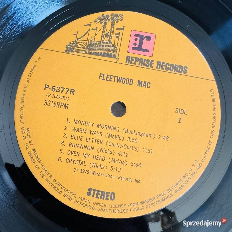 Fleetwood Mac Fleetwood Mac EXEX Japan Obi LP Gdynia