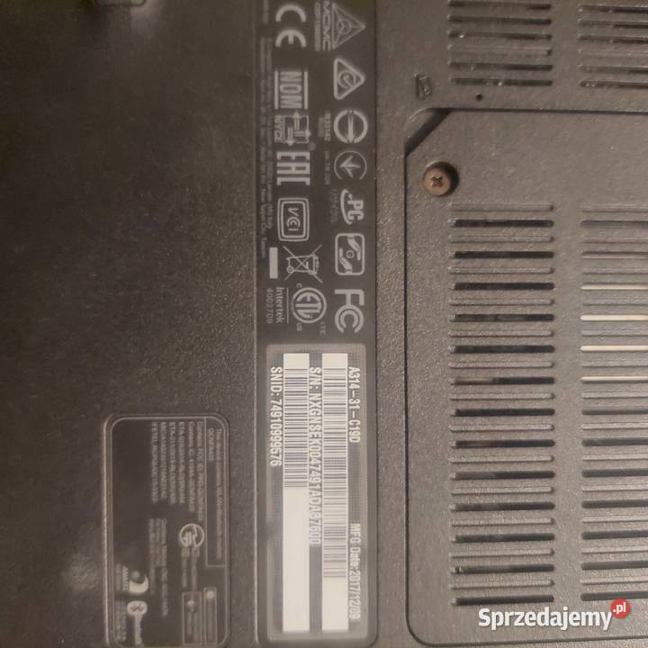 Laptop acer Kalisz