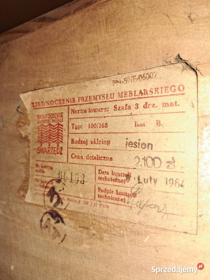 Stara szafa z lat 60 Bolesławiec sprzedam