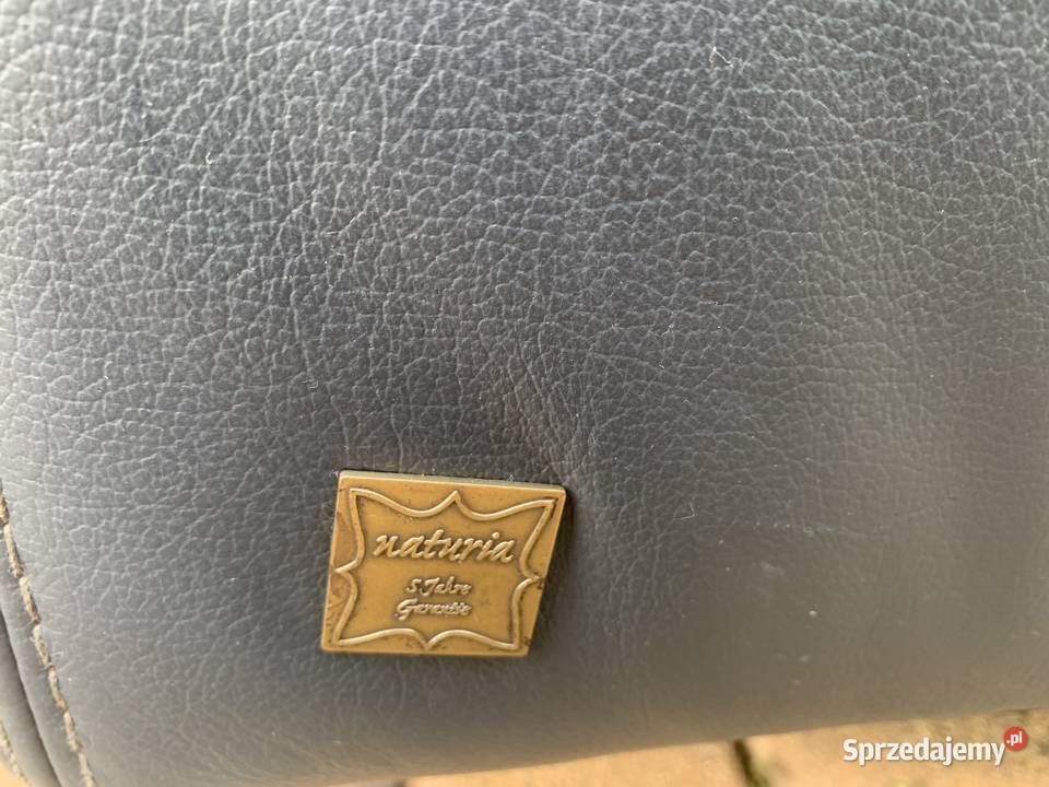 NATURIA NIEMIECKI NAROŻNIK Z FOTELEM SKÓRA Kalety