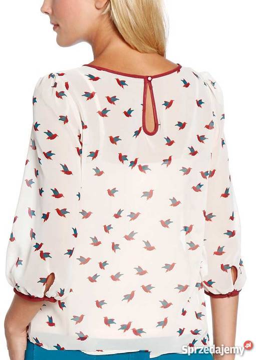 NOWA z metką CA Bluza w ptaszki w ptaki Warszawa