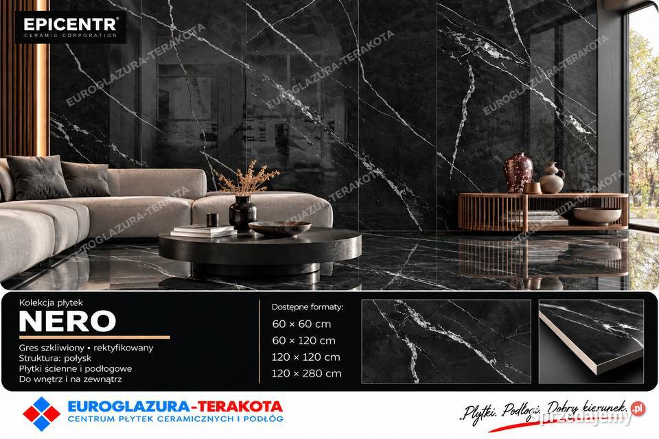 gres 60120 nero rektyfikowany poler gat1 entr Gorzów Wielkopolski