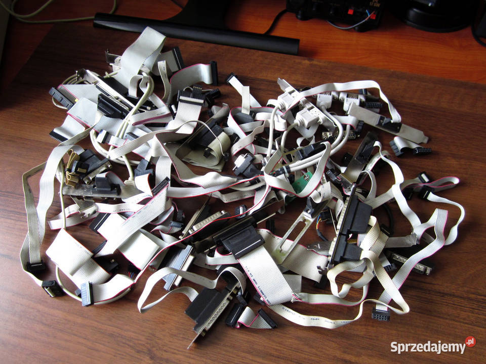 Tasiemki RS 232 DB25 DB9 LPT Komputer retro świętokrzyskie sprzedam