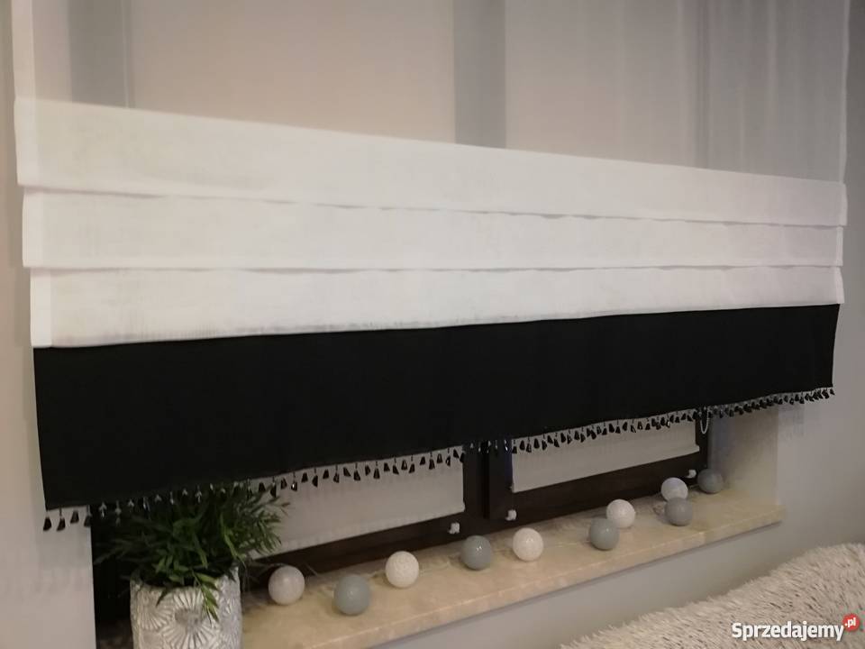 Firany roletki panele czarny Nowa Wieś