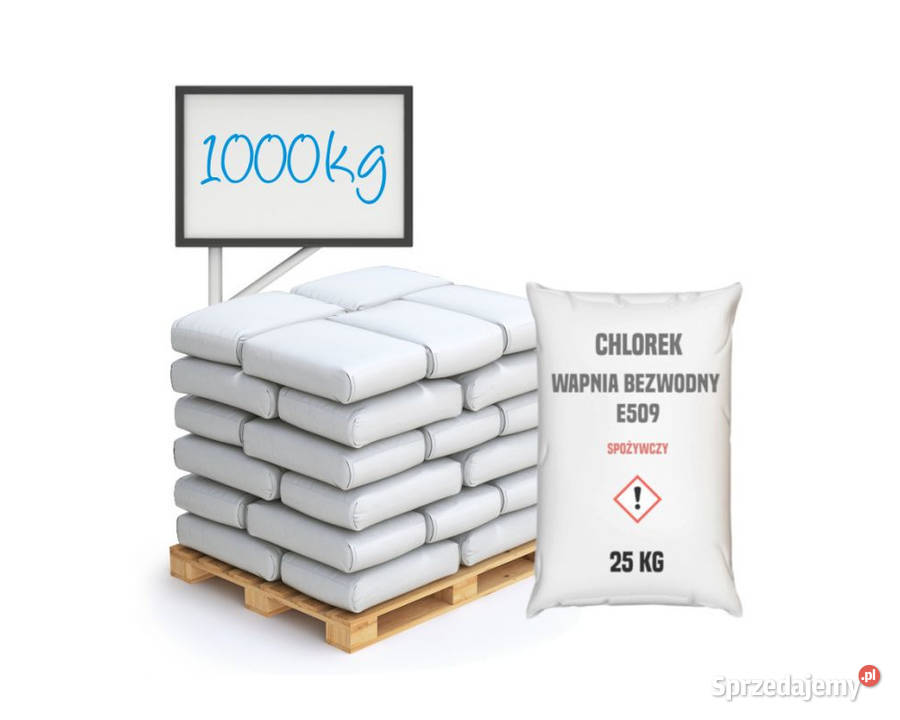 Chlorek wapnia bezwodny E509 Sosnowiec
