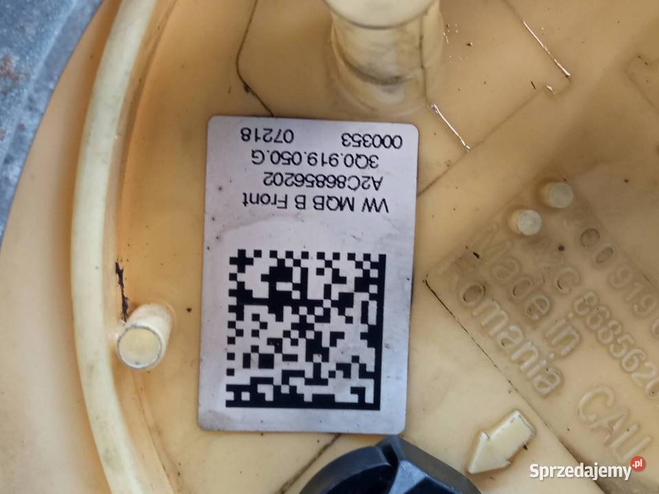 POMPA PALIWA PŁYWAK 20 TDI 3Q0919050G Skoda sprzedam