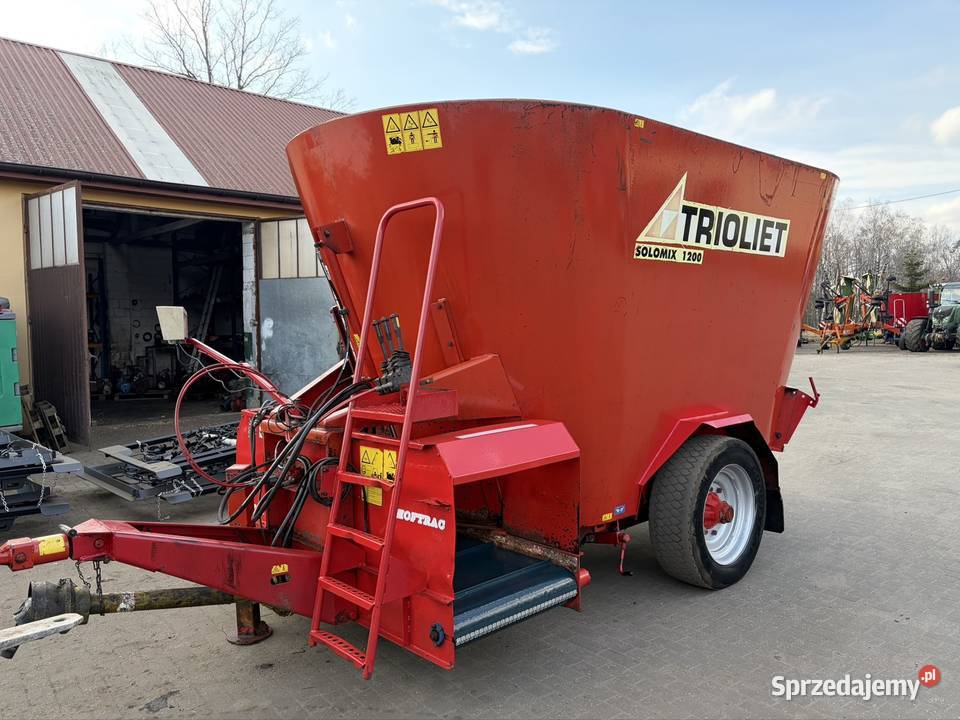 Wóz paszowy Trioliet Solomix 1200 12m3 NISKI Myszyniec sprzedam