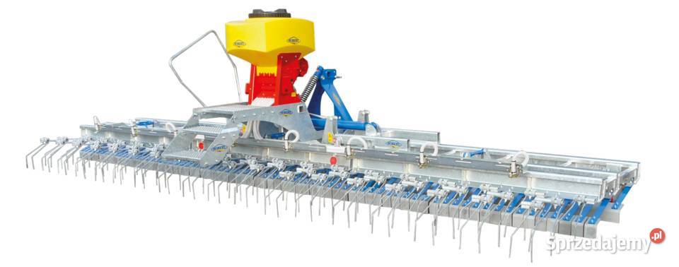 Agregat łąkowy z siewn traw pozw zwiększyć plon Niedźwiedź