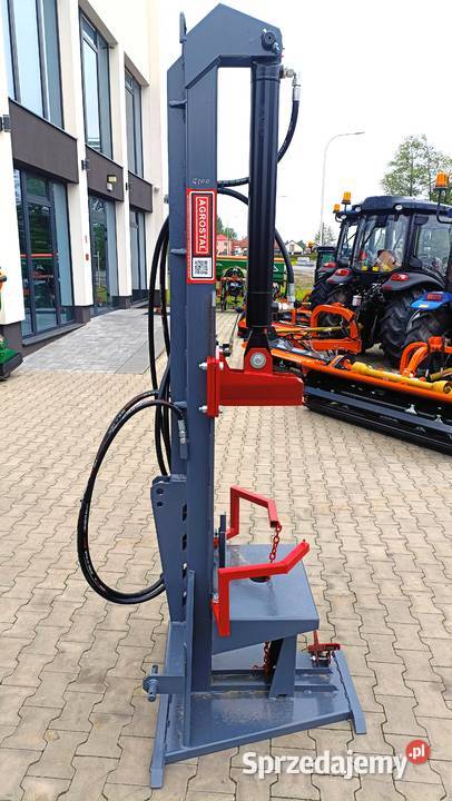 Łuparka hydrauliczna pionowa 20T napęd z lubelskie Wola Różaniecka
