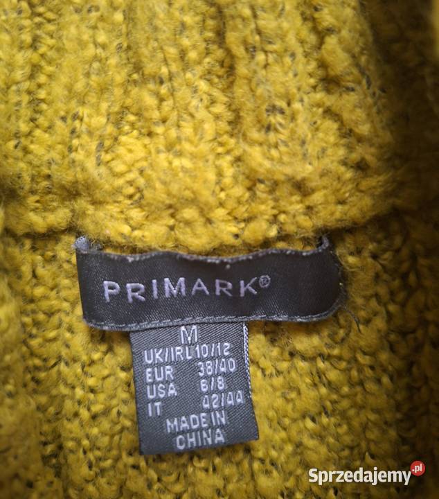 Neonowy zielony sweterek ciepły oversize zimowy Wkładane przez głowę  Kraków sprzedam