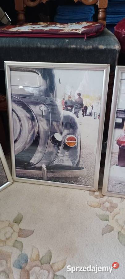 4131 stare plakaty 3 klasyczne samochody w stylu inny kolor Poznań