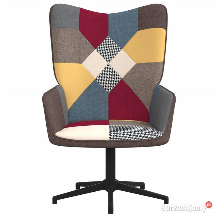 Fotel patchwork obity tkaniną WM328187 Warszawa