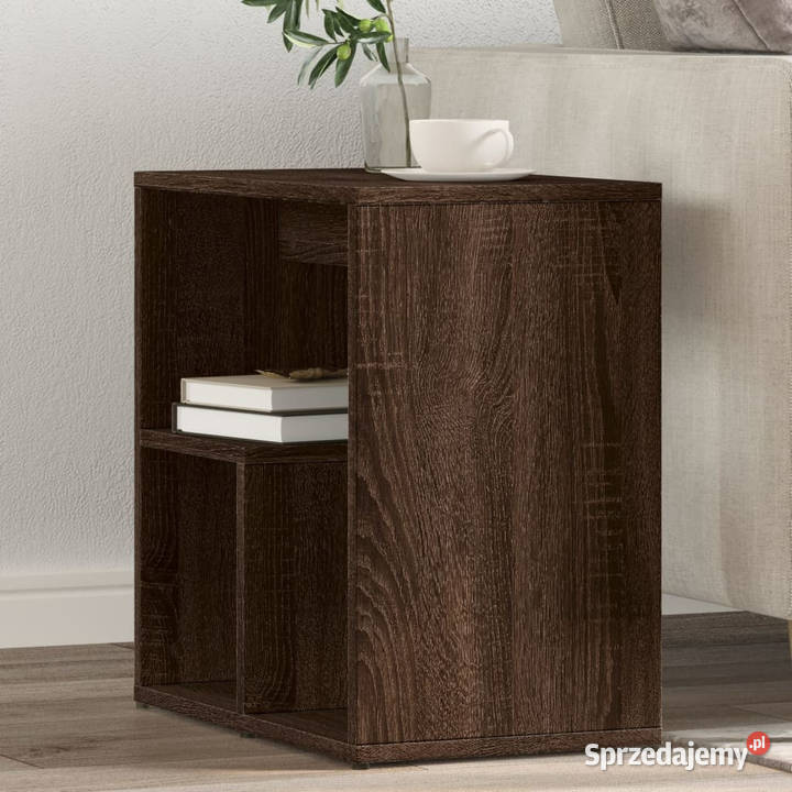 Stoliki boczne 2 brązowy dąb 50x30x50 WM840568