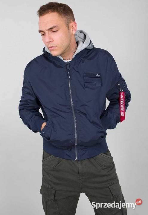 Alpha Industries kurtka z kapturem MA1 TT CUSTOM Warszawa