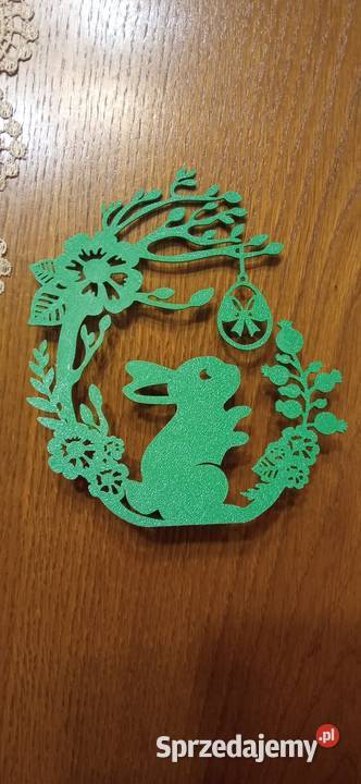 Zające wielkanocne 3 biały Mielec