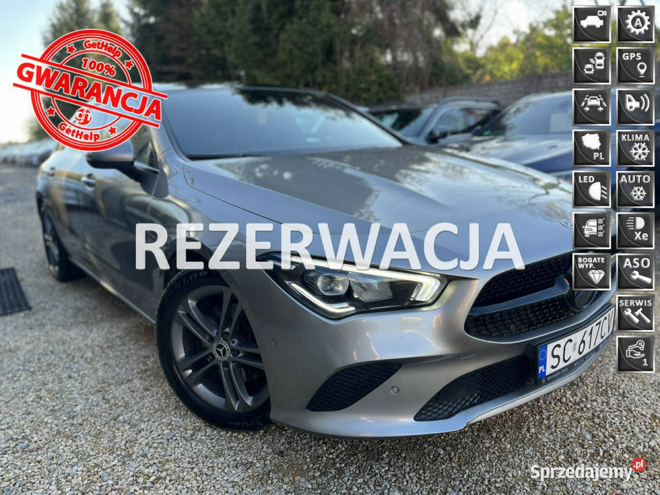 Mercedes CLA 180 1wł 100 Bez wypadek Panorama Częstochowa