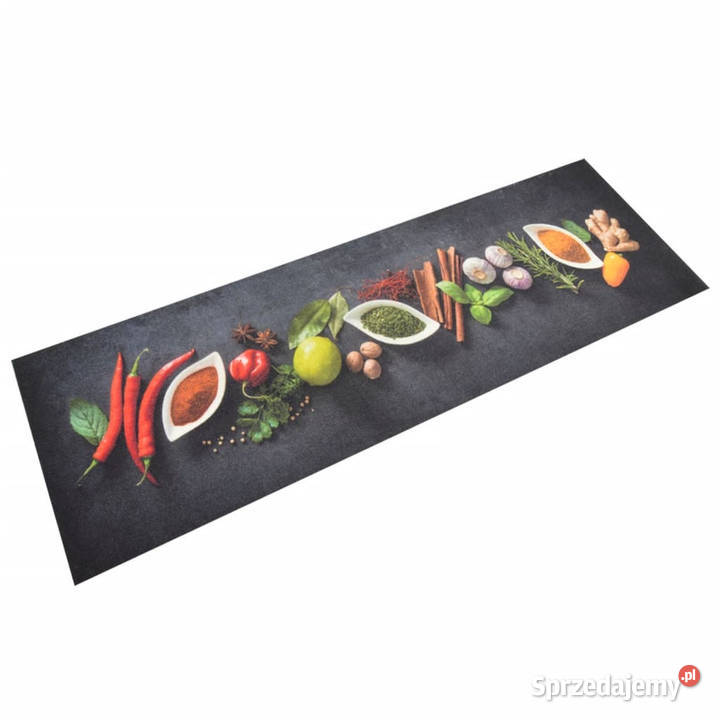 Dywanik kuchenny wzór w przyprawy 60x180 aksamit Warszawa sprzedam