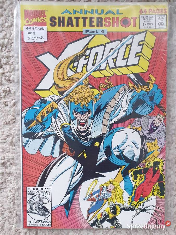 XForce Annual 3 komiksy Marvel USA 19921996 Amerykańskie pomorskie Gdynia sprzedam