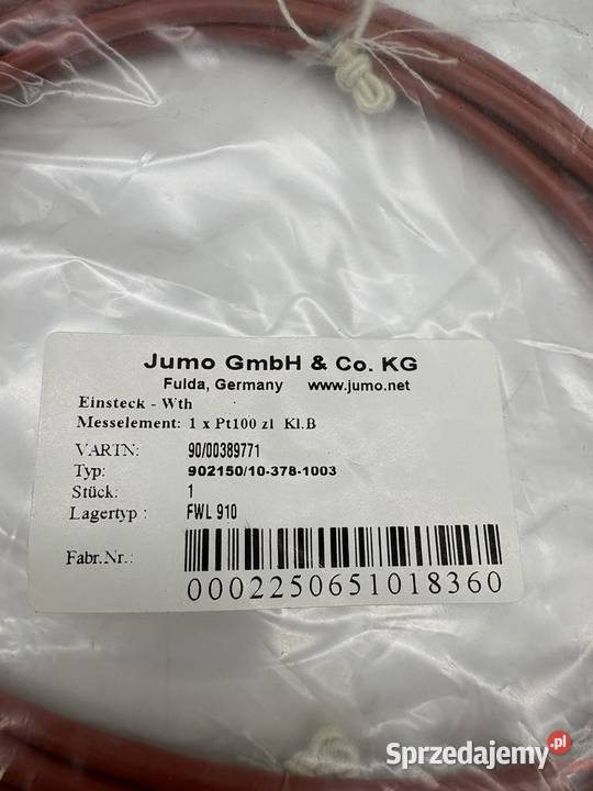 Jumo 902150103781003 Sonda temperatury PT100 Warszawa