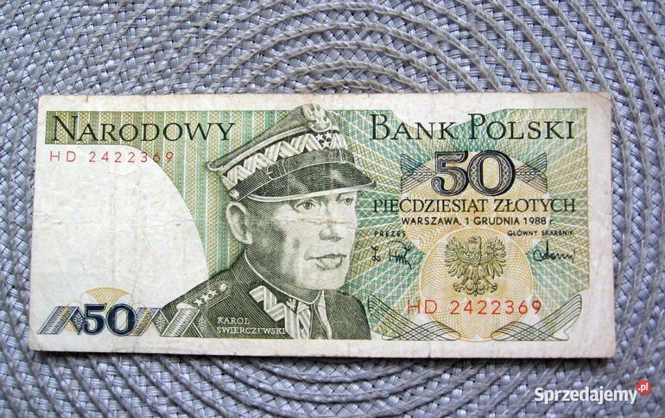Polska 50 1988r Seria HD Świerczewski Kalisz