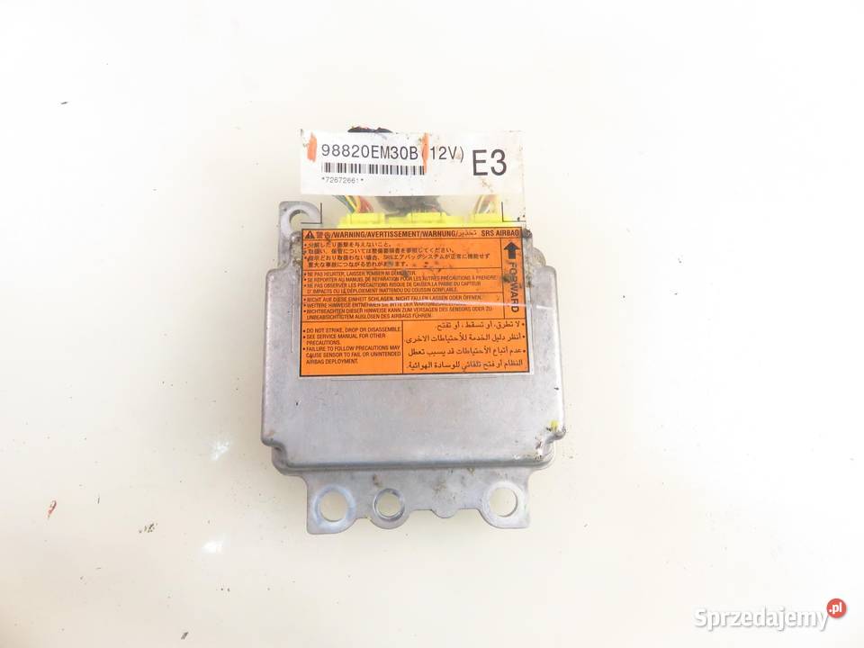 MODUŁ AIRBAG NISSAN VERSA I 98820EM30B