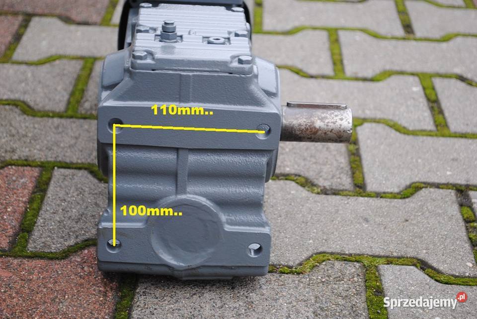 Motoreduktor kątowy 037kw 10obrmin z hamulcem Kargowa